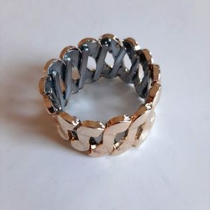 Gold Accordion Bracelet